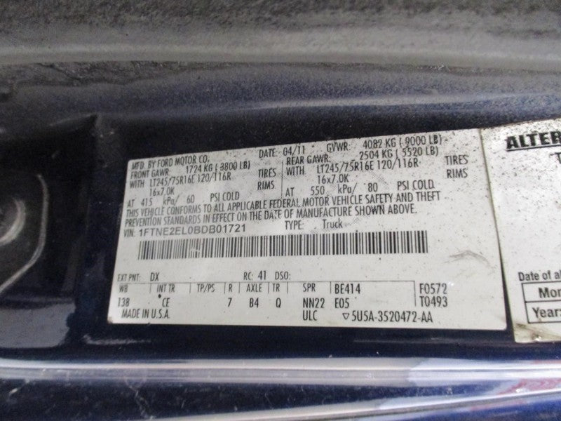 Power Steering Pump Fits 11-14 FORD E150 VAN 1733719