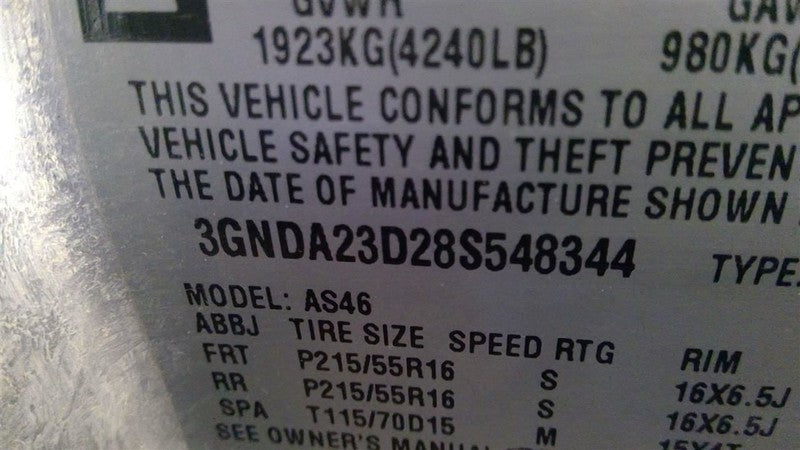 Starter Motor Fits 10-17 EQUINOX 1704121