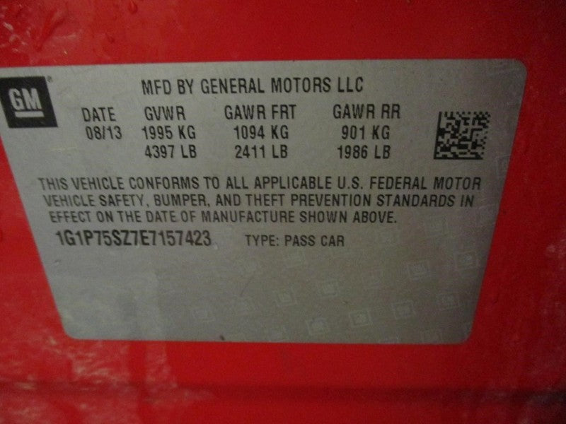 AC Compressor Fits 14-15 CRUZE 1938831