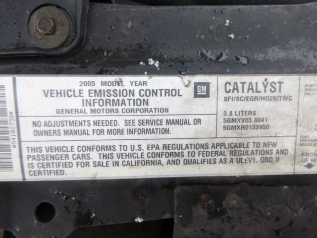 Driver Left Tail Light Quarter Panel Mounted Fits 05 PARK AVENUE 12341