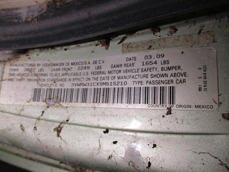 Alternator 140 Amp Fits 06-10 BEETLE 1735615