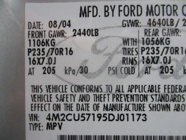 Engine Gasoline 3.0L VIN 1 8th Digit Fits 05-07 ESCAPE 1616653