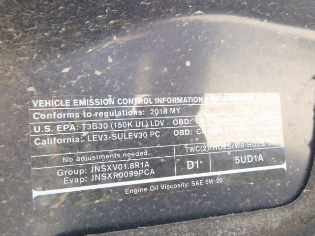 Driver Left Tail Light Quarter Panel Mounted Fits 16-19 SENTRA 1503240