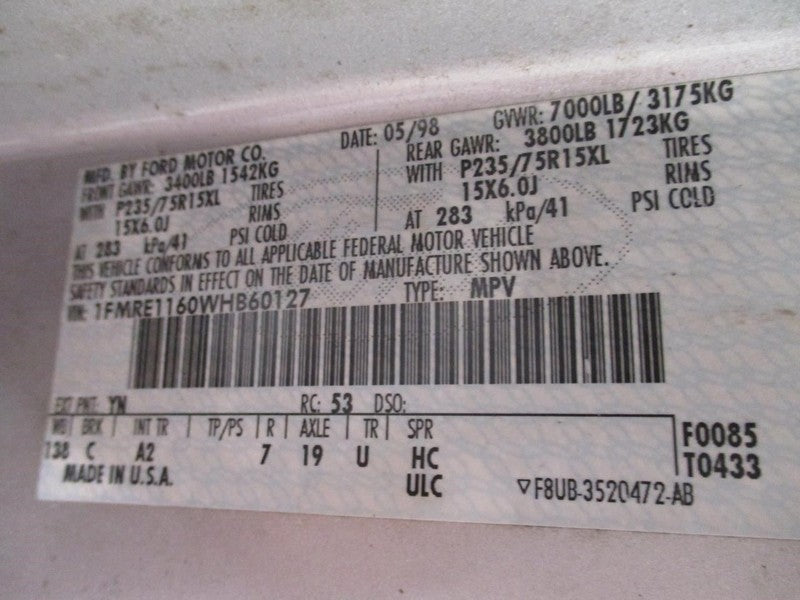 Starter Motor Thru 3/13/05 Fits 96-05 CROWN VICTORIA 2020815