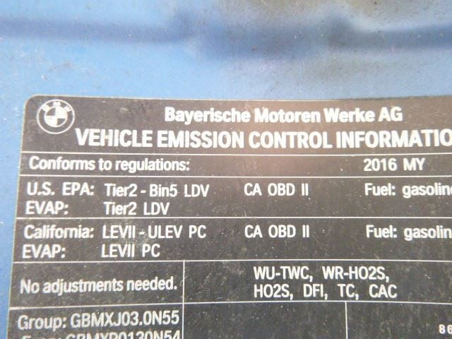 Automatic Transmission AWD Fits 15-16 BMW M235i 1523547