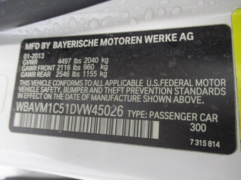 X1        2013 Dash/Interior/Seat Switch 1708777