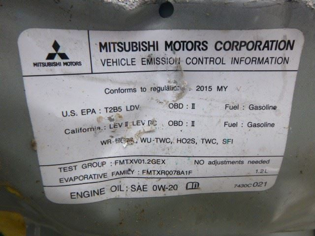 Passenger Headlight Hatchback Halogen Fits 14-15 17-20 MIRAGE 1104103