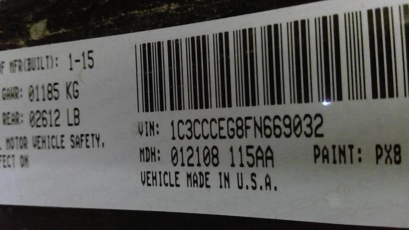 200       2015 Dash/Interior/Seat Switch 1722678