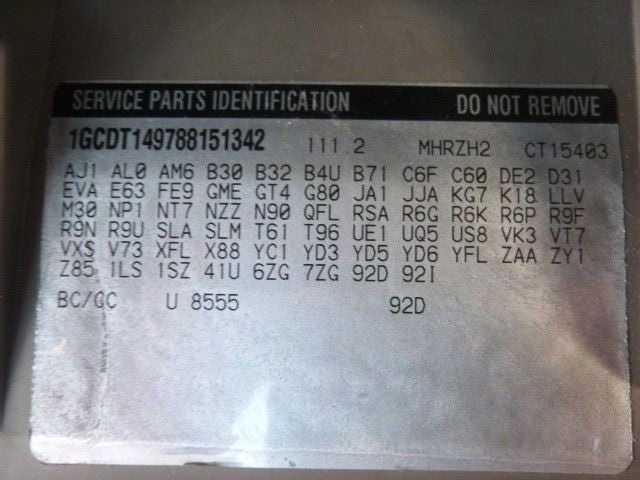 Automatic Transmission 2.9L 4WD Fits 08 CANYON 1660720