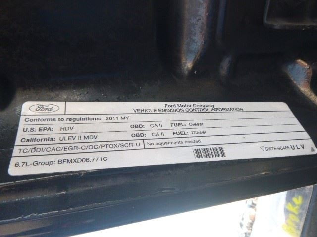 Power Steering Pump Fits 11-16 FORD F250SD PICKUP 1899705