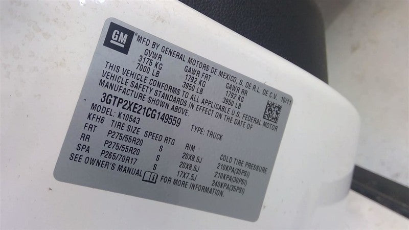 Carrier Front 3.42 Axle Ratio GU6 Opt NR3 Fits 07-13 ESCALADE 1706954
