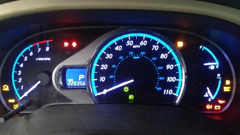 Driver Side View Mirror Power Heated Without Memory Fits 11-12 SIENNA 