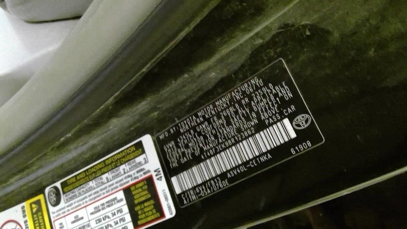 CAMRY     2011 Seat Belt Rear 1925074