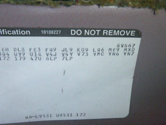 ALLANTE   1990 Dash/Interior/Seat Switch 1612786