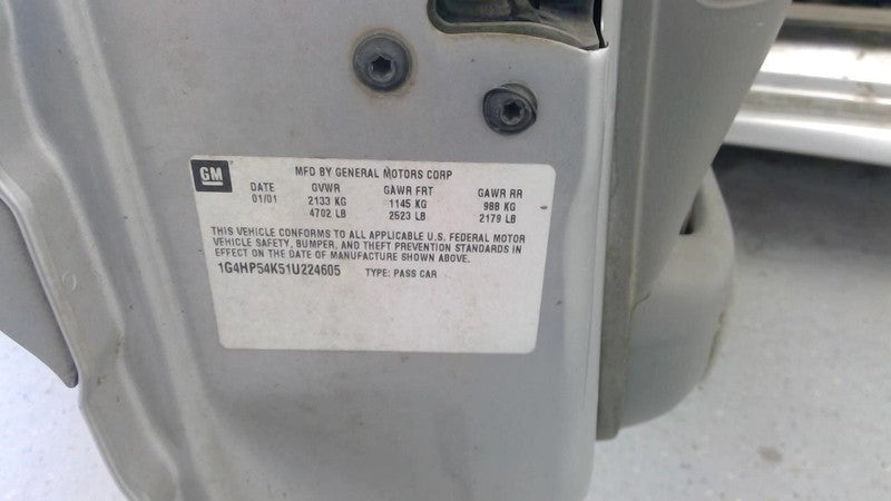 LESABRE   2001 Seat Belt Rear 1933268
