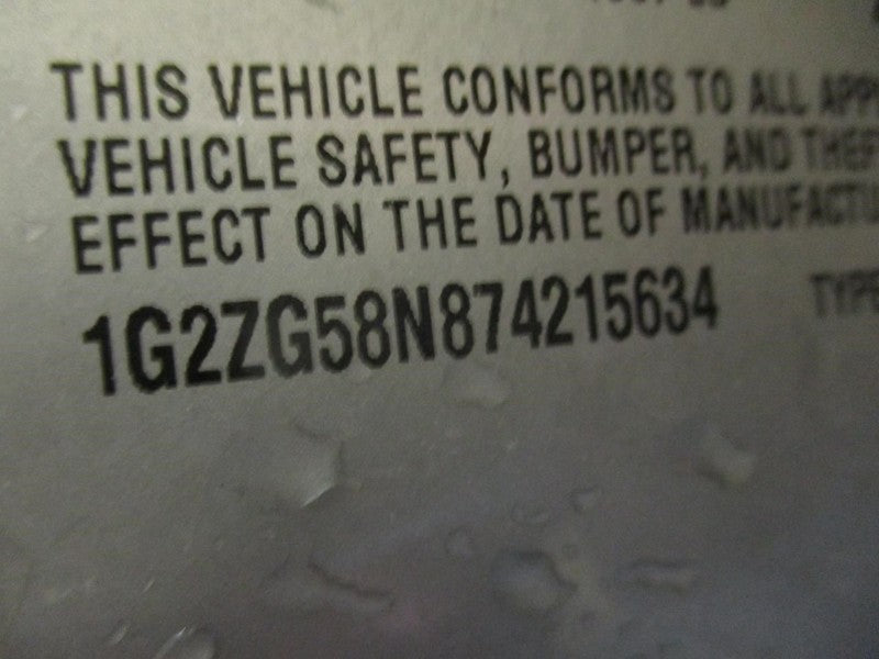 Alternator Fits 06-10 G6 1912871