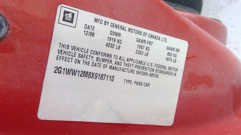 Power Steering Pump Fits 95-05 MONTE CARLO 1701074
