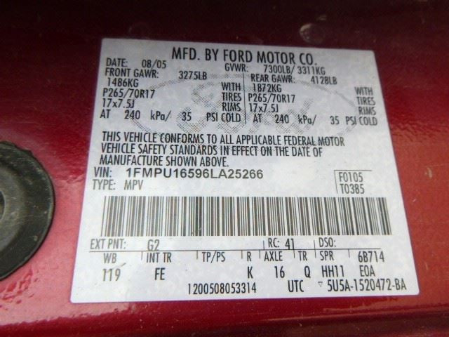 Passenger Side View Mirror Power Approach Lamp Fits 05-06 EXPEDITION 1