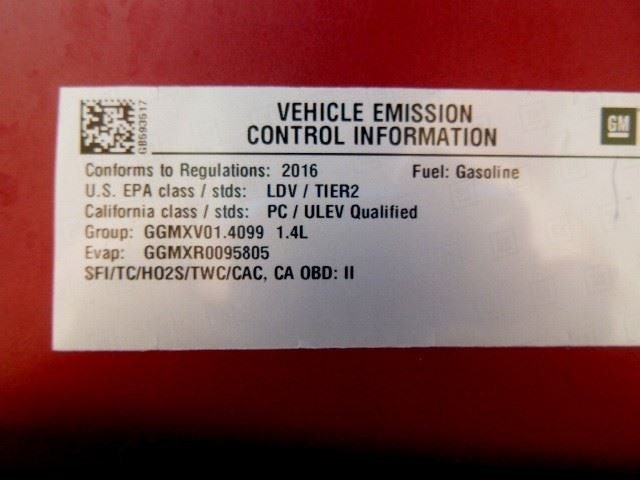 Starter Motor Fits 14-21 ENCORE 1645987