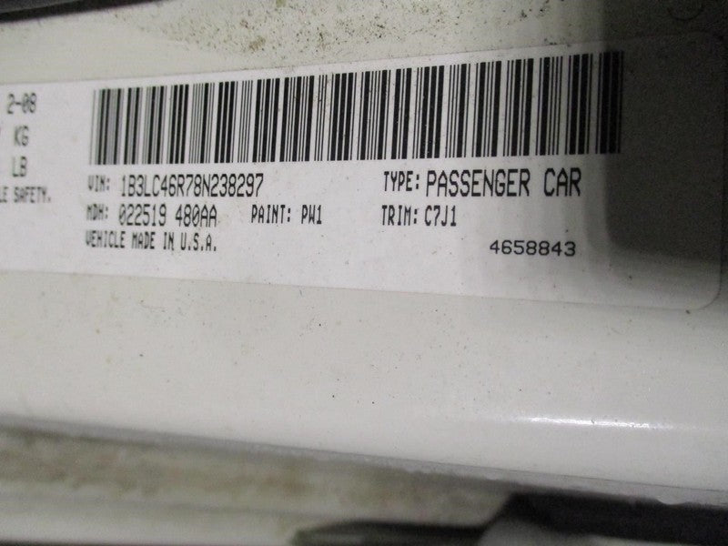 Speedometer Cluster 120 MPH Fits 08-09 AVENGER 1810356