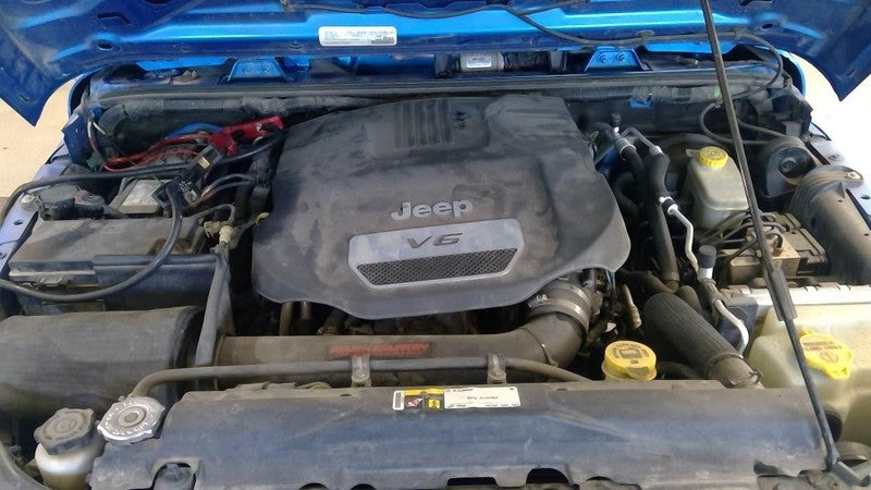Driver Sun Visor VIN W 6th Digit Jk Body Fits 11-18 WRANGLER 1739456