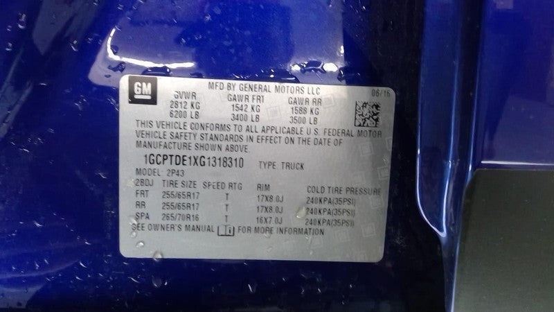 Driver Left Front Knee Fits 16-22 CANYON 1853057