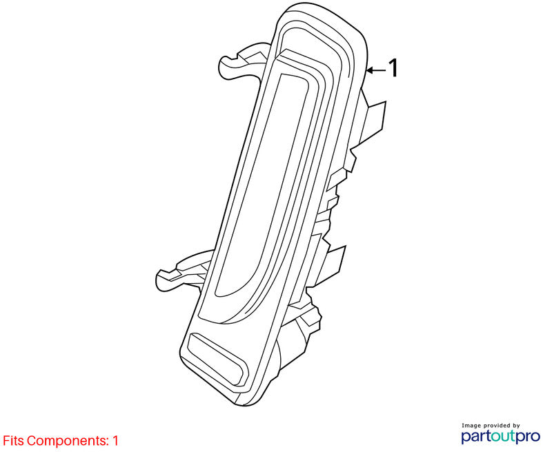 Driver Corner/Park Light Park Lamp-turn Signal Lower Fits 11-14 EDGE 1
