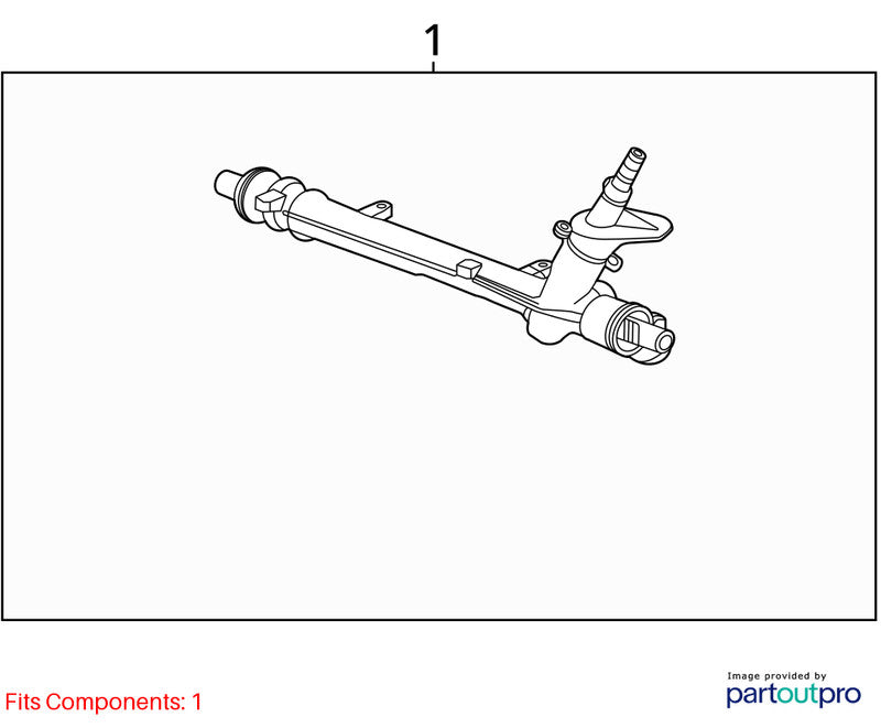 Steering Gear/Rack Rack And Pinion Fits 20-25 ENCORE GX 2007313