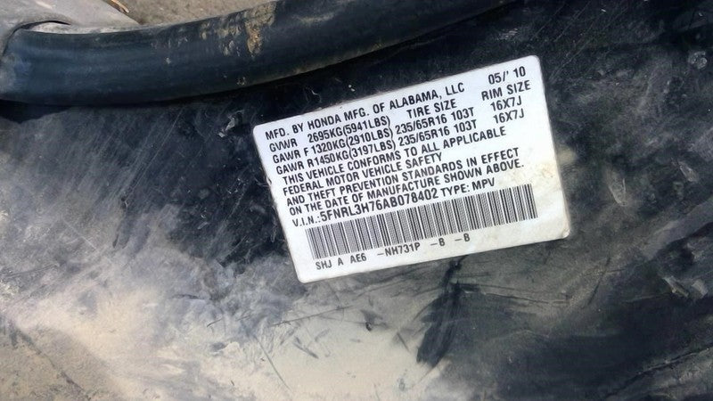 Alternator Fits 09-14 TL 1901648