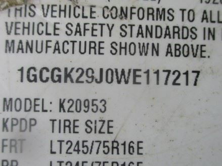 Steering Gear/Rack Power Steering Fits 97-00 CHEVROLET 2500 PICKUP 159