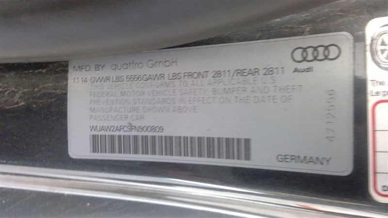 RS7       2015 Lid Motor Pull Down 1648573