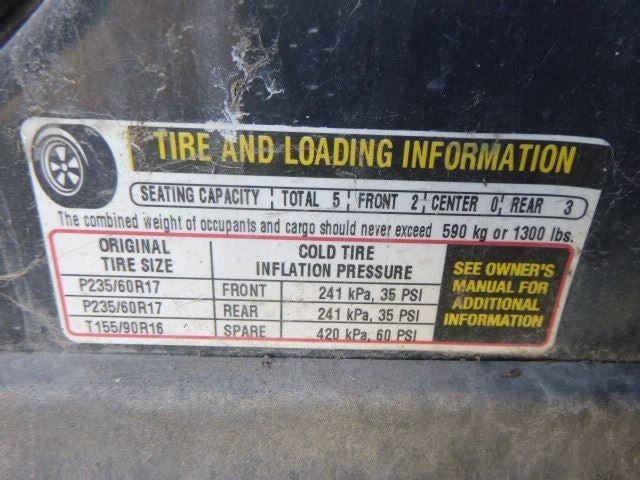 Air Cleaner 3.5L VIN 4 8th Digit Opt L66 Fits 04-07 VUE 1130621