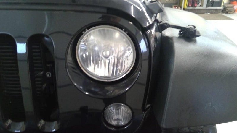 Driver Headlight VIN W 6th Digit Jk Body Halogen Fits 07-18 WRANGLER 1