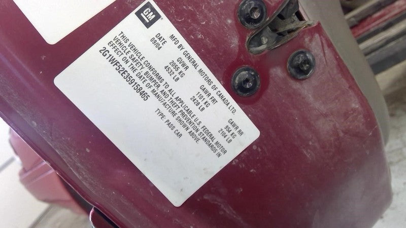 Automatic Transmission 3.4L Fits 05 IMPALA 1736893