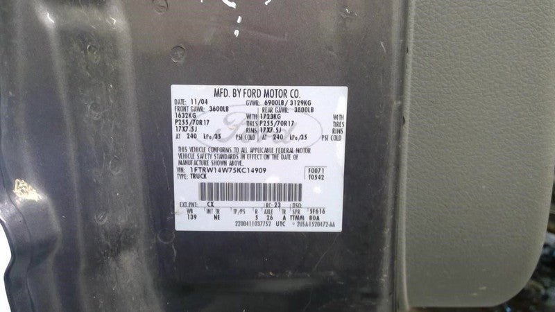 Ford F-150 2005 Headrest Used 1117