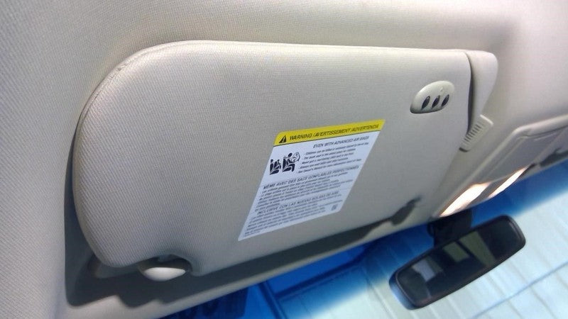 Driver Left Sun Visor With Garage Door Opener Fits 13-19 FLEX 1734676