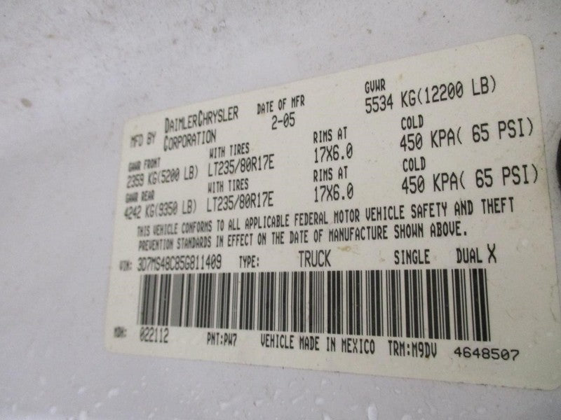RAM3500   2005 Dash Bezel 1875353