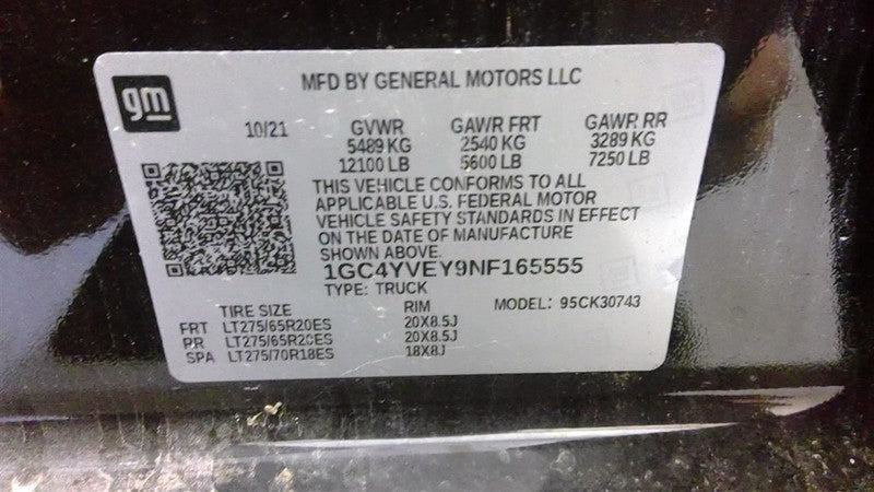 Camera/Projector Camera Front Fits 20-23 SIERRA 2500 PICKUP 1624324