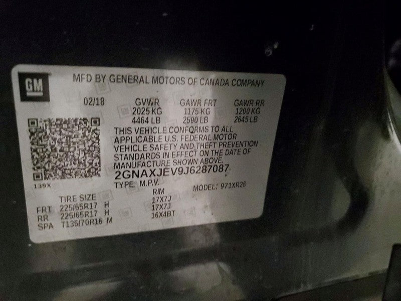 Steering Column Floor Shift Fits 18-24 EQUINOX 1897643