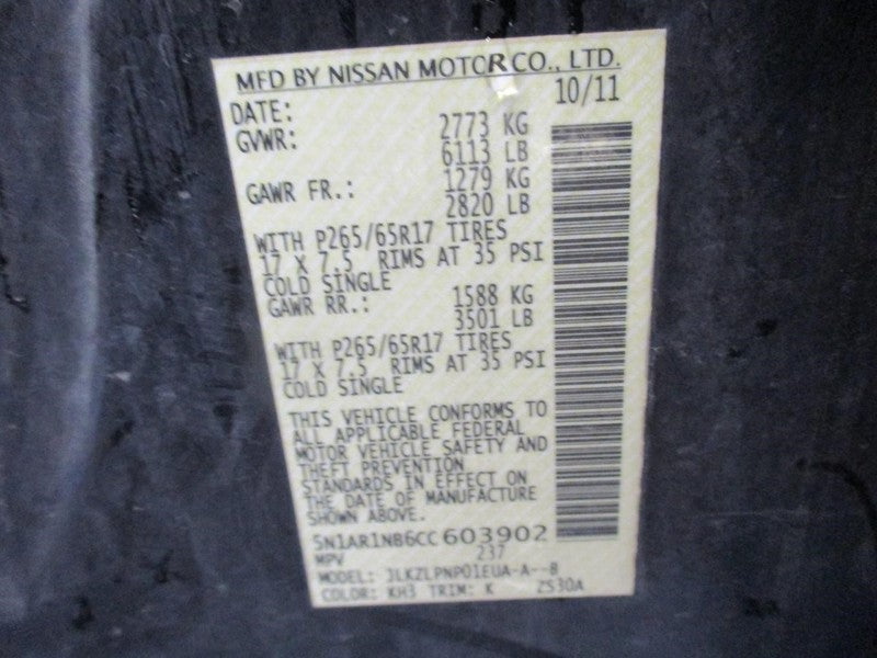 PATHFINDR 2012 Seat Rear 1879238