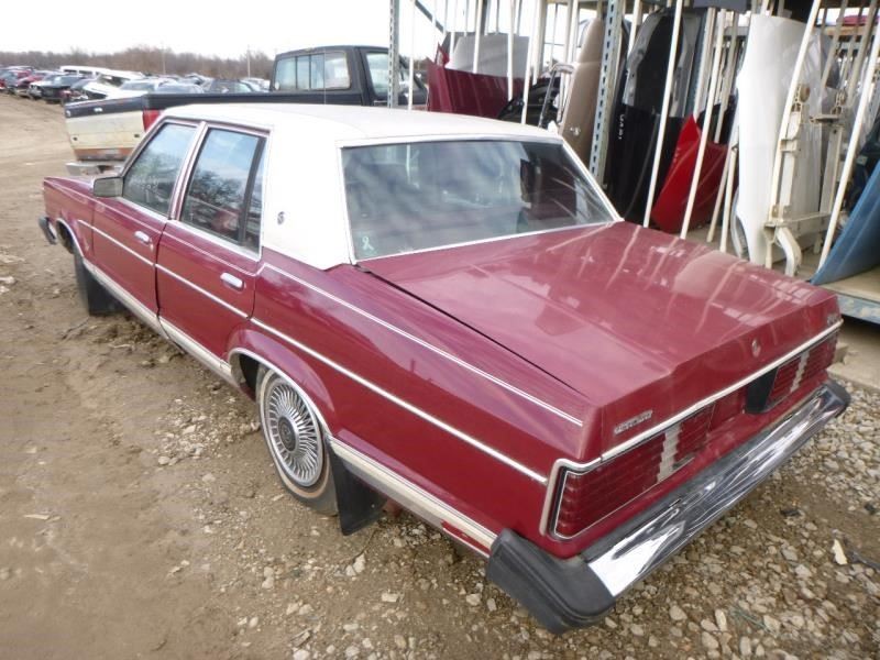 1982 Mercury Cougar Driver Side Rear Left Inner Trim Door Panel