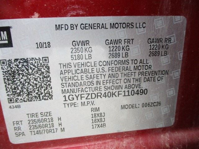 Engine 2.0L VIN 4 8th Digit Opt Lsy Fits 19-25 XT4 1507058