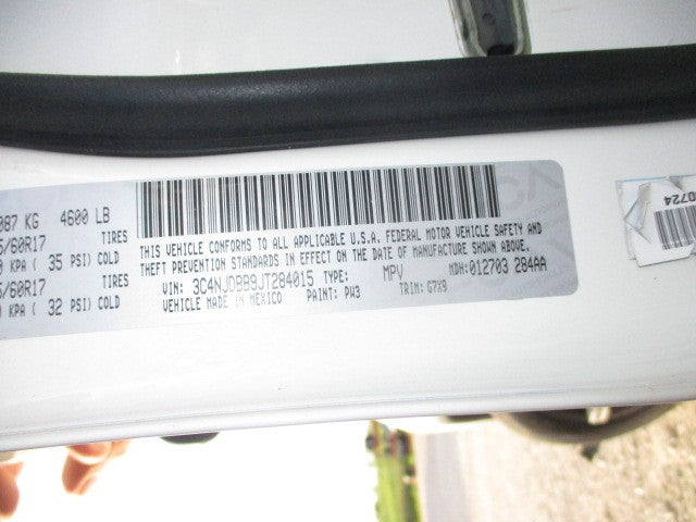 Automatic Transmission Engine ID Ede 9 Speed 4WD Fits 17-18 COMPASS 16