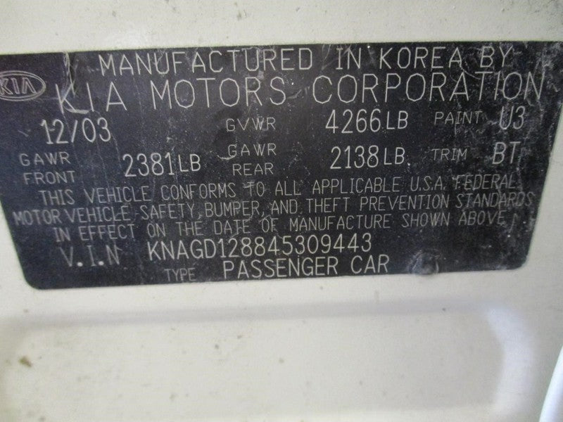 Automatic Transmission 2.7L 6 Cylinder Fits 02-06 MAGENTIS 1668450