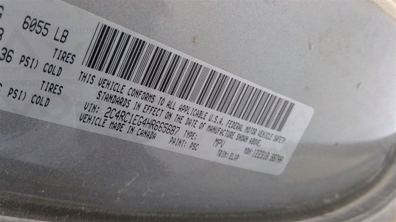 Automatic Transmission Gasoline 9 Speed Automatic Fits 17-19 PACIFICA 