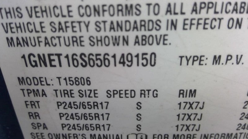 Seat Belt Front Driver Buckle Fits 05-09 ENVOY 1729314