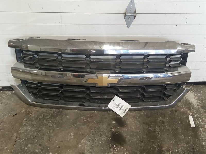 Grille Classic Style Chrome Surround Fits 16-19 SILVERADO 1500 PICKUP 