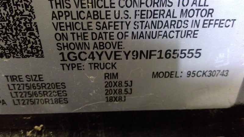 Camera/Projector Camera Front Fits 20-23 SIERRA 2500 PICKUP 1624324