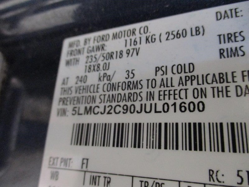 MKC       2018 Glove Box 1736873