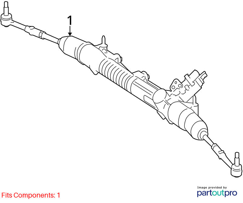 Steering Gear/Rack 221 Type Power Steering Fits 11-13 MERCEDES S-CLASS